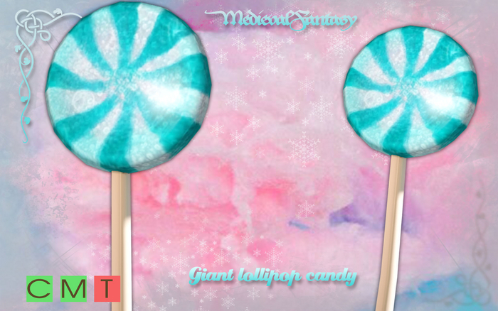 [MF] Giant lollipop candy blue ( boxed)