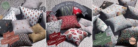 Second Life Marketplace - .spruce. classic christmas pillow collection