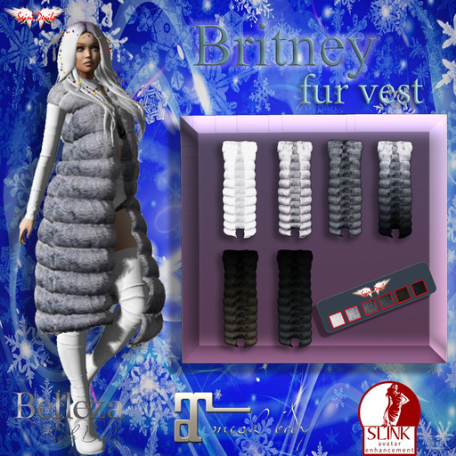 [SD]Britney fur vest