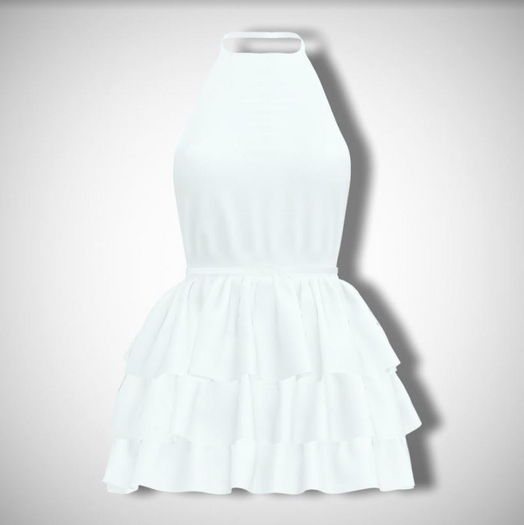 ChicModa // Iris Dress // WHITE