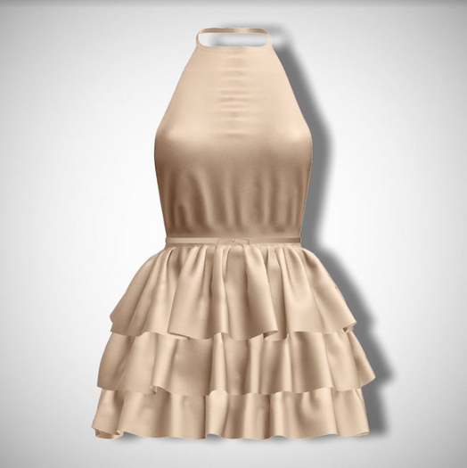 ChicModa // Iris Dress // NUDE