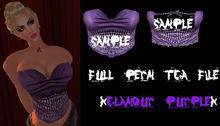 Hb- *Glamour* Purple Top TGA File full perm.