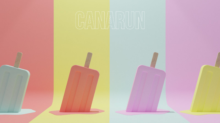 Ice Cream Decor - CANARUN / Gift Backdrop