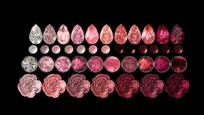 [MUSE] Rose Brooch Texture Hud - Pink/Reds pkg Hud