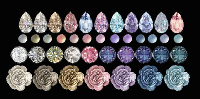 [MUSE] Rose Brooch Texture Hud - Bridal pkg Hud