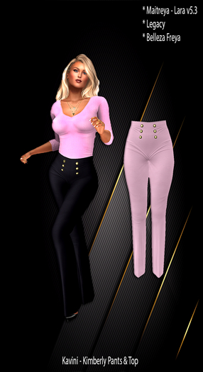 Kavini (Kimberly) Pants Pink Unpacker