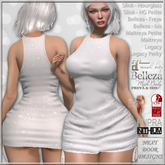 Christmas White: Belleza Freya, Isis, Maitreya, Legacy, Inithium Kupra, Slink Hourglass, Standard