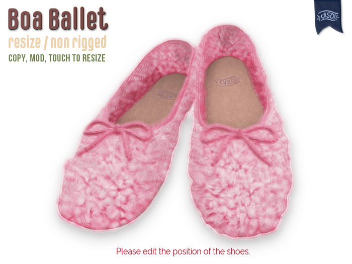 ASO! Boa Ballet (pink)