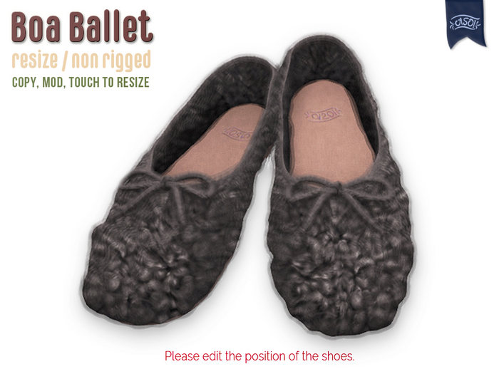 ASO! Boa Ballet (black)
