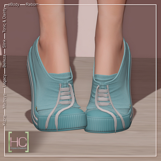 [HC] Lissie Sapphire Sneakers for Kupra, Maitreya, Legacy, Belleza, Slink, Tonic, eBody & Signature