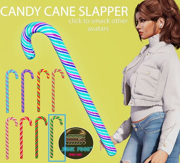 Junk Food - Candy Cane Slapper (Stripes)