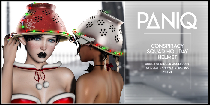 PANIQ - Conspiracy Squad Holiday Helmet