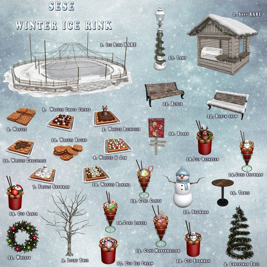 Sese - Magic Ice Rink - Complete set and rares