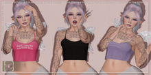 [HC] Lissie Tank Top Fat Pack for Kupra, Kups, Maitreya, Legacy, Belleza, Slink, Tonic, eBody & Signature