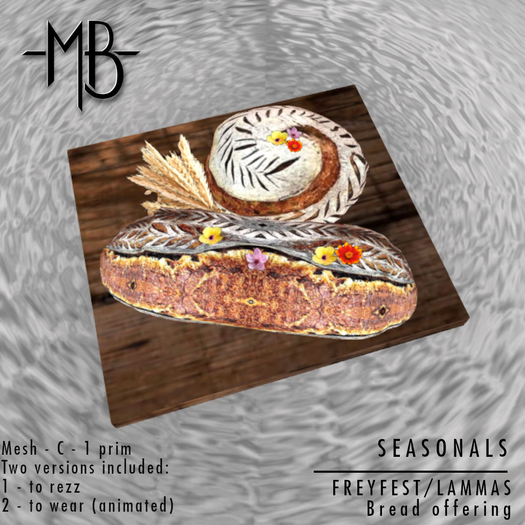 -MB- BOX SEASONALS - FREYFEST/LAMMAS Bread offering