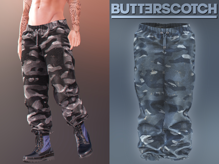 BUTTERSCOTCH . Thomas Baggy Pants {Camo 8}