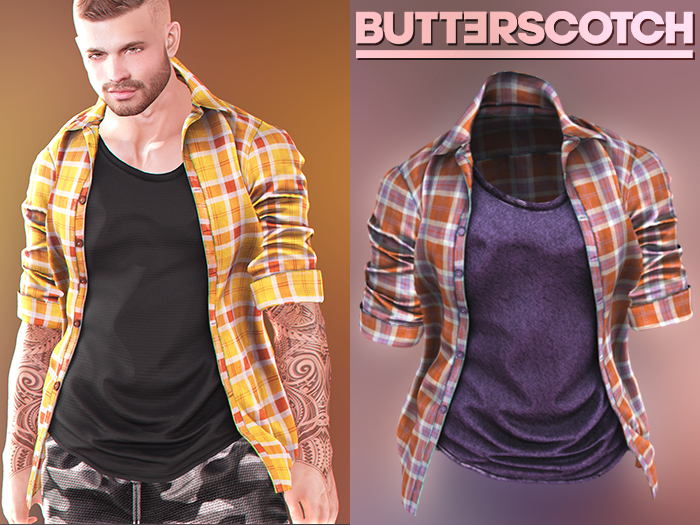BUTTERSCOTCH . Thomas Open Shirt {Plaid 3}