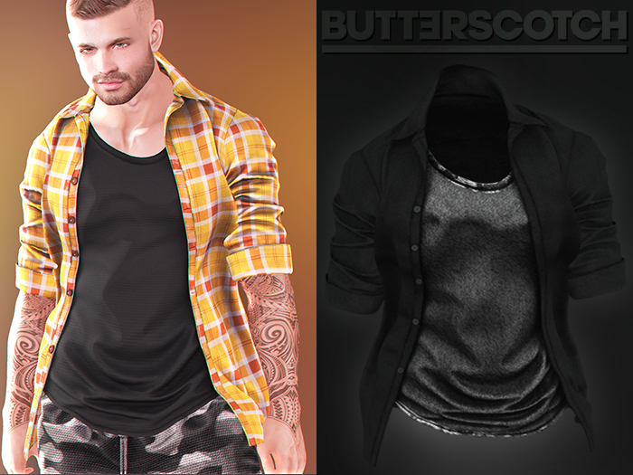 BUTTERSCOTCH . Thomas Open Shirt {Solid 3 & Shabby 7}