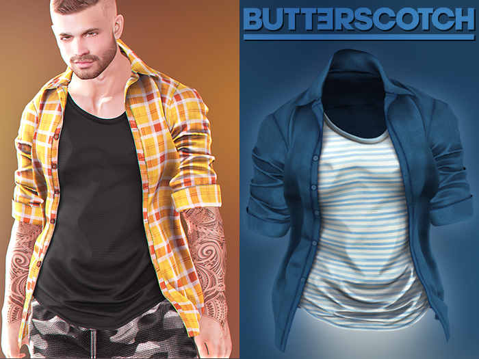 BUTTERSCOTCH . Thomas Open Shirt {Solid 5 & Print 3}