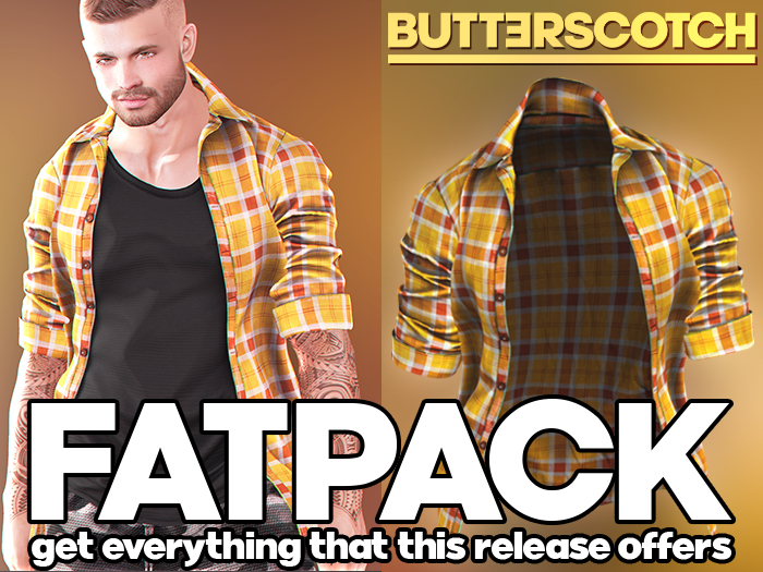 BUTTERSCOTCH . Thomas Open Shirt {FATPACK}