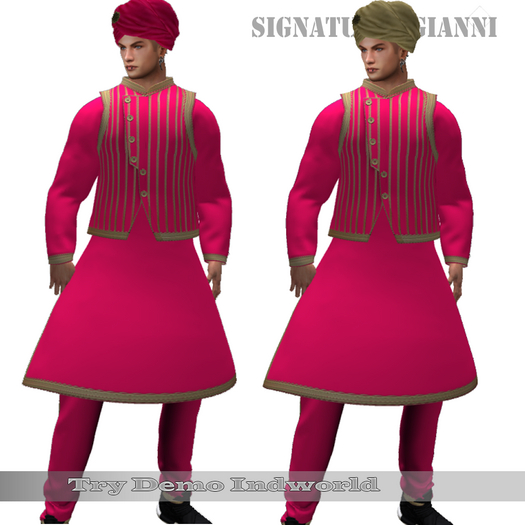 !!! Revna !!! Indian Koti Dress Gianni Pink