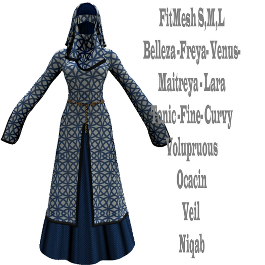 !!! Revna !!! Nordic Blue Dress