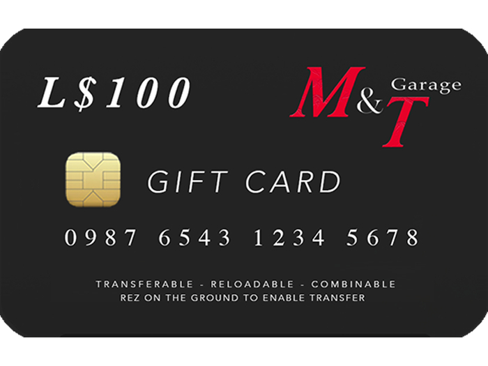 M&T Gift Card 100L