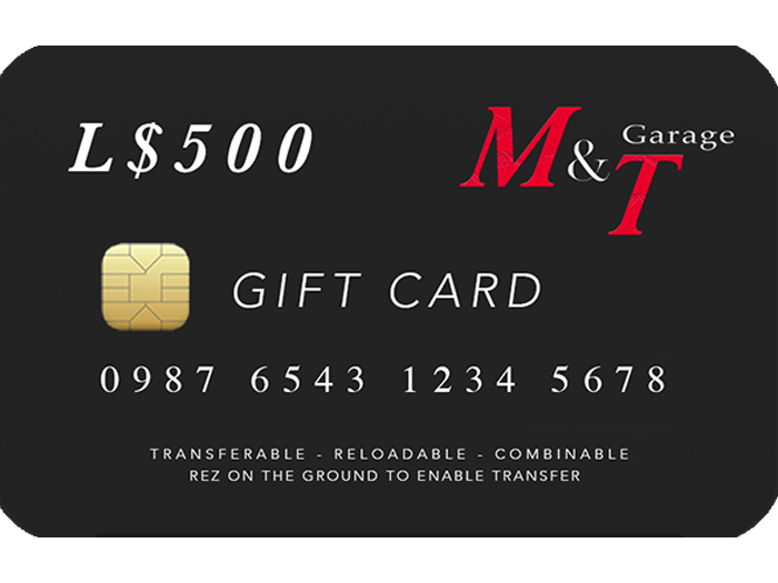 M&T Gift Card 500L
