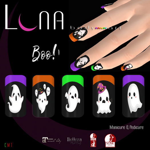 .::LUNA::. Body Art - Boo! - Nails