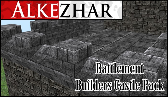 Alkezhar Battlement builders castle pack