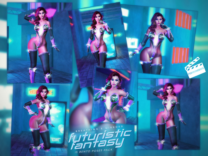 PHOTOSHOOT: Futuristic Fantasy - Bento Pose Pack
