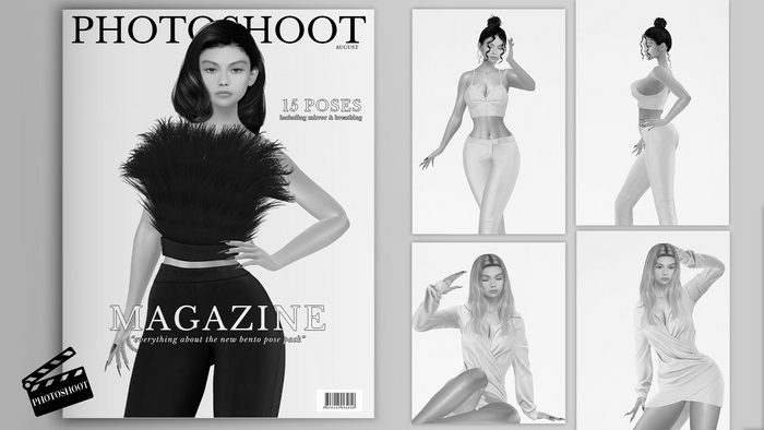PHOTOSHOOT: Magazine - Bento Pose Pack