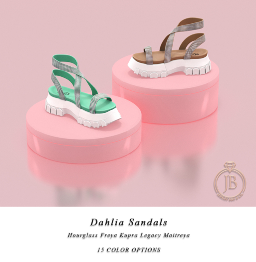 Jewelry Box & Co, - Dahlia Sandals (Pearl)
