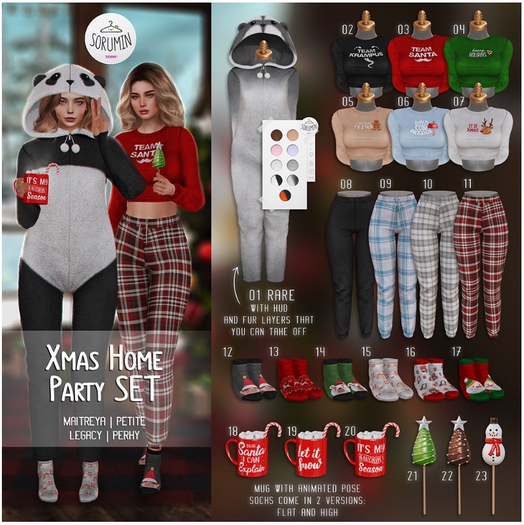 Sorumin- Xmas Home Party Full set and Rares