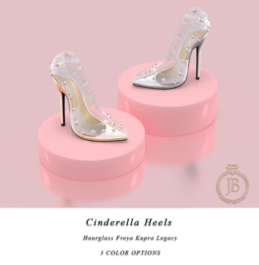 Jewelry Box & Co. - Cinderella Heels (Gold)