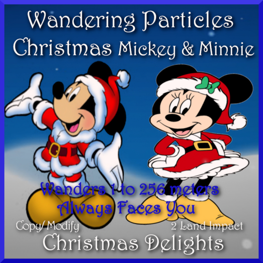 Wandering Particles Christmas Micky & Minnie