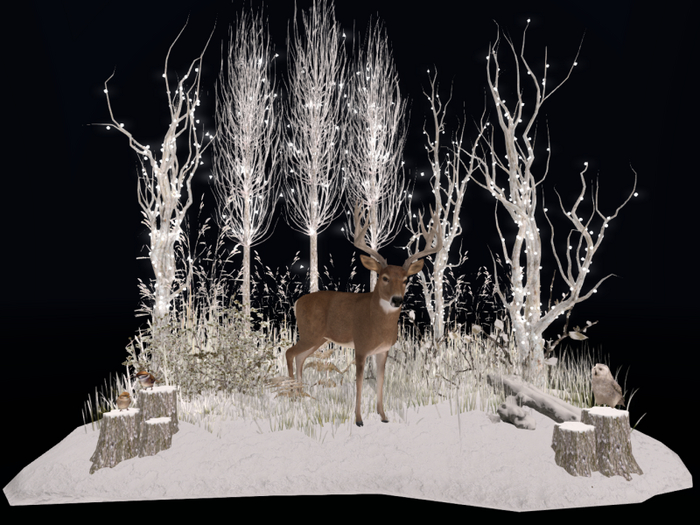 MC Winter Frost Hidden Deer Corner