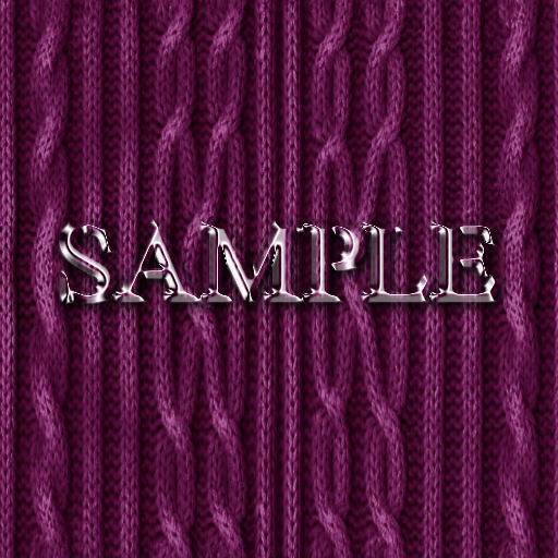 Zoy Texture [ KNIT CABLE PATTERN 11 ] Seamless - Purple