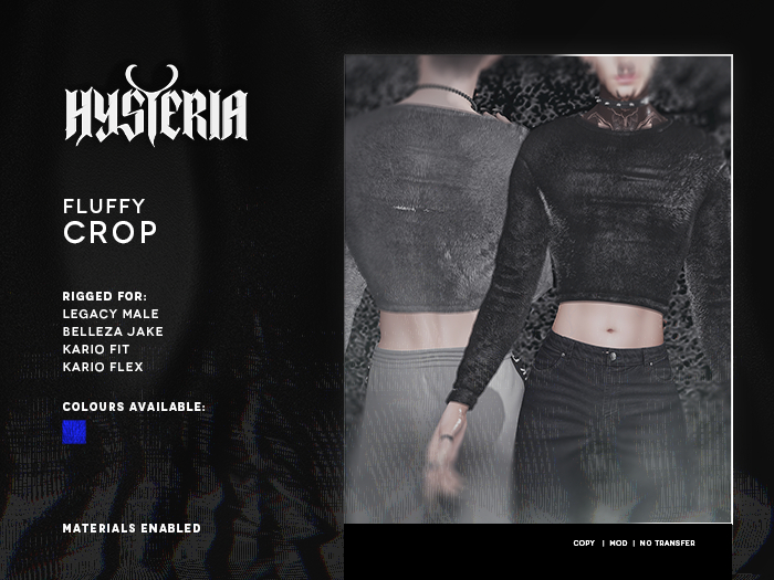 H! Fluffy Crop [BLUE]