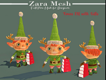 ZM - Christmas - Elf with Gifts - FULL PERM MESH