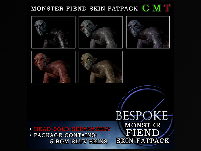 BeSpoke - Monster Fiend - Skin FatPack