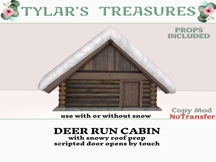 .:TT:.  DEER RUN CABIN add me