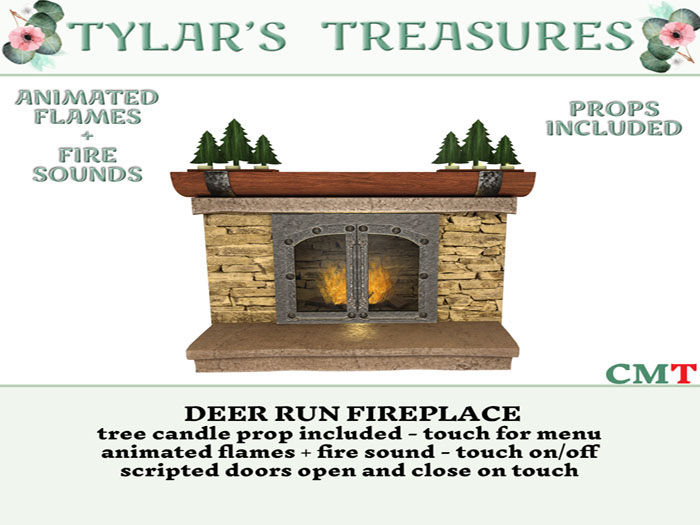 .:TT:.  DEER RUN FIREPLACE  add me