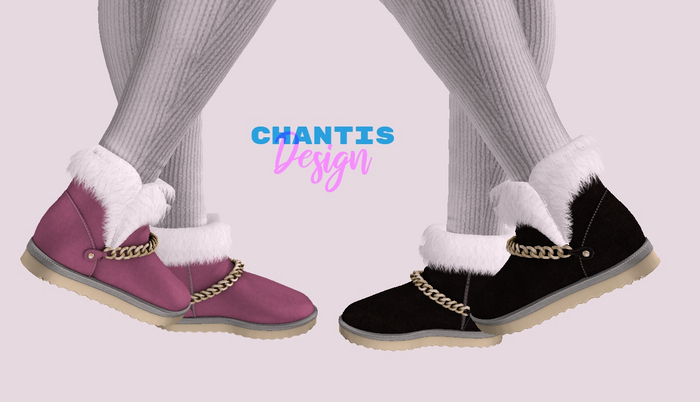 ..Little Fur Boots ::