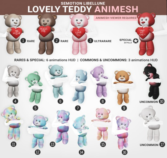 SEmotion Libellune Lovely Teddy Animesh #15