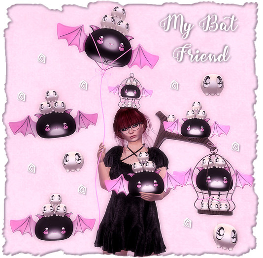 * My Bat Friend * Pink Balloon