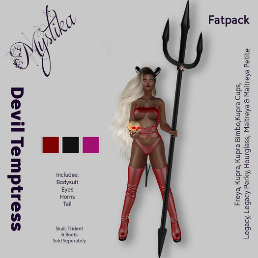 ~Mystika~ Devil Tempress Trident Red