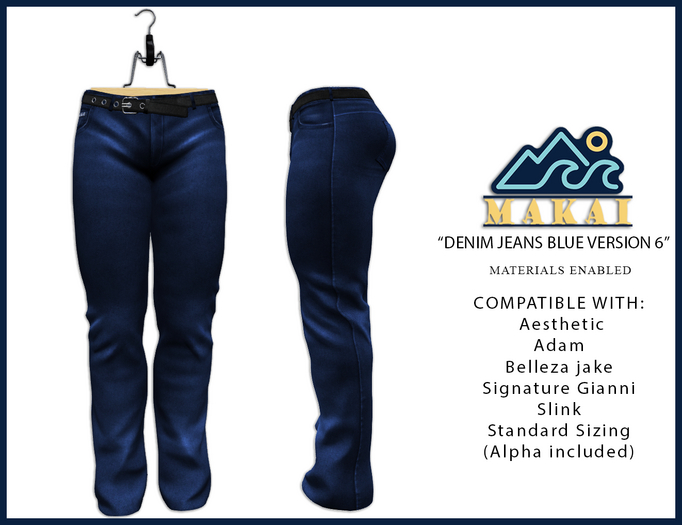 Makai - Denim Jeans Blue Version 6