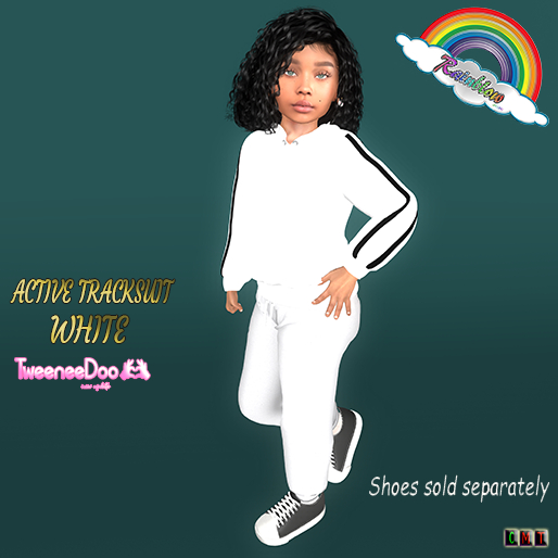 ((RBS)) Active Tracksuit WHITE - Tweeneedoo 
