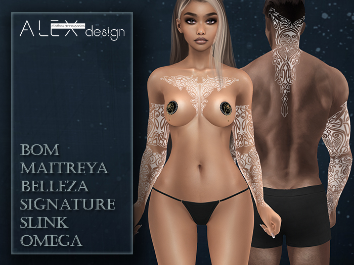 -ALEX- Secret Direction White tattoo